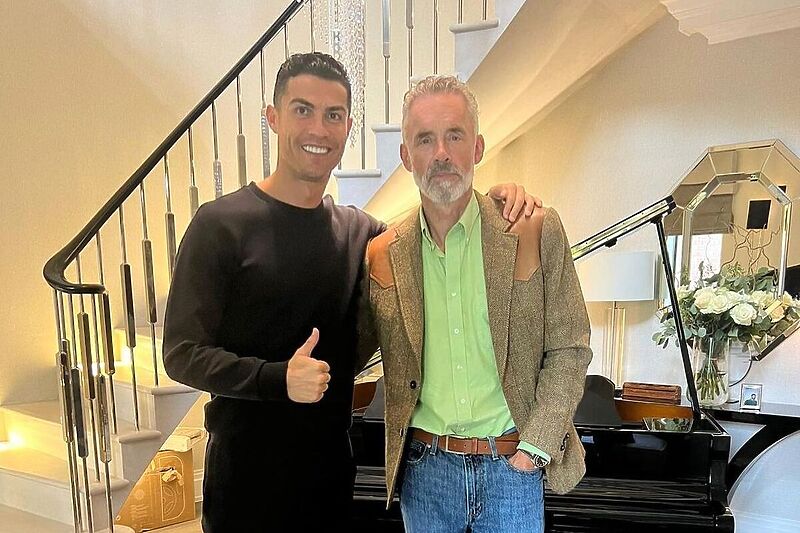 Cristiano Ronaldo i Jordan Peterson (Foto: Instagram)