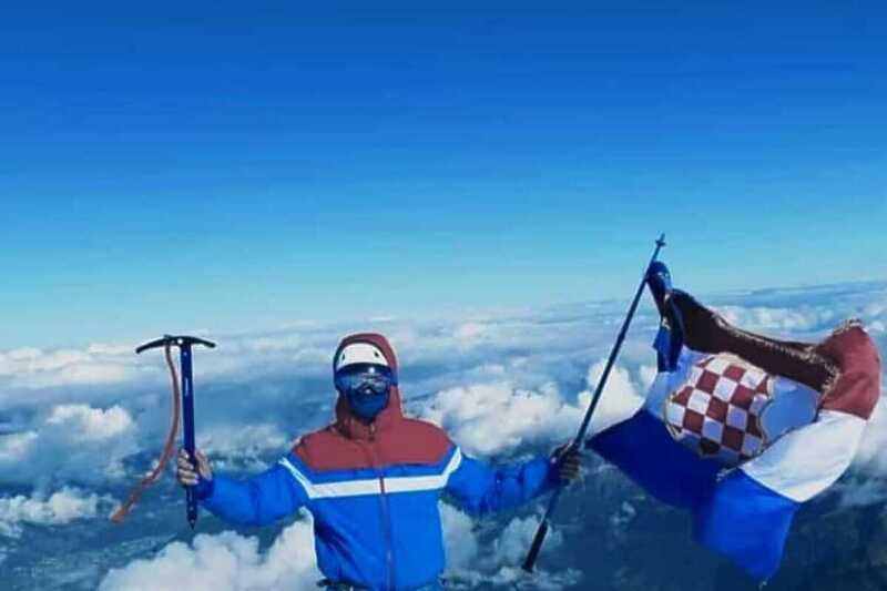 Lovro Krišto na Mont Blancu
