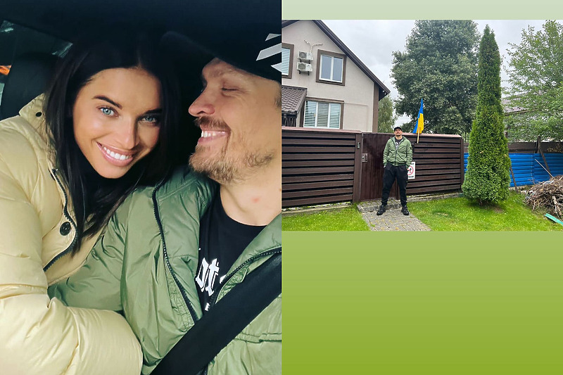 Oleksandar Usyk i njegova supruga Jekaterina (Foto: Instagram)