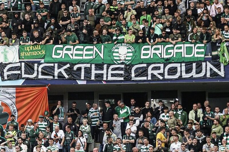 Jedna od parola navijača Celtica (Foto: Twitter)