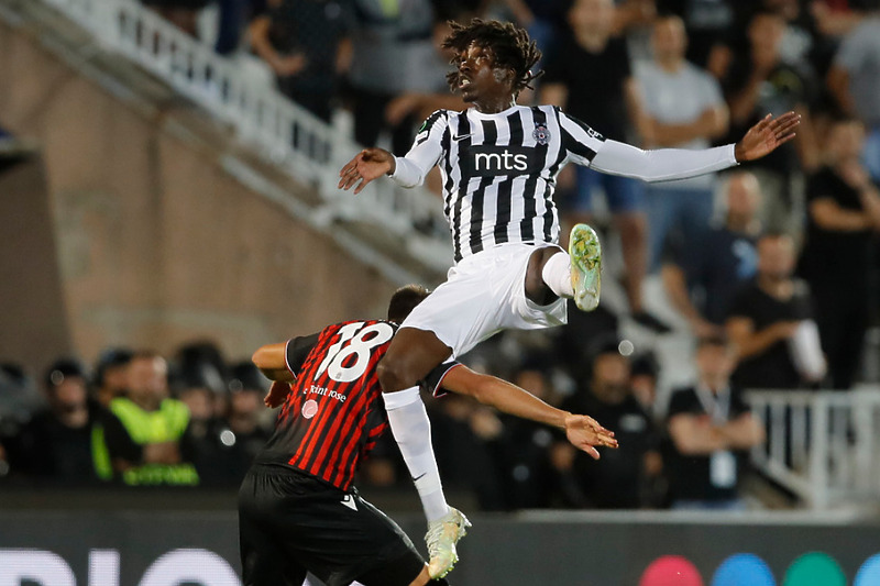 Diabate je sjajno pogodio (Foto: FK Partizan)