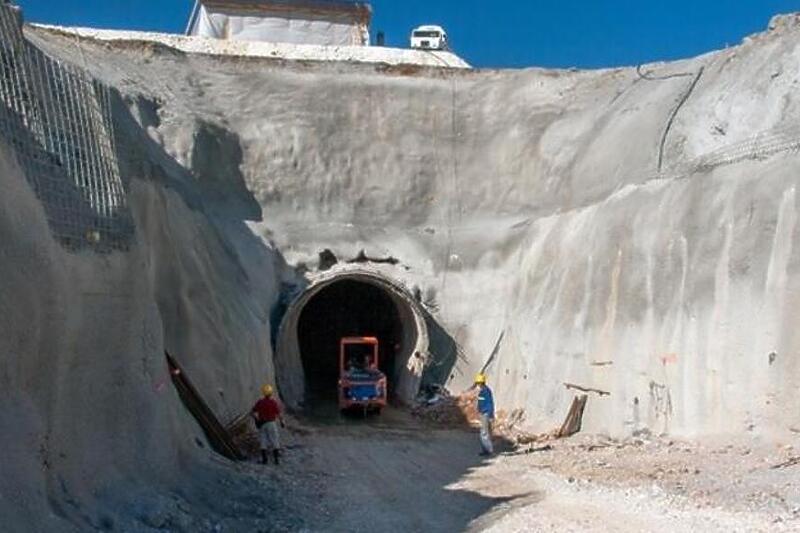 Radovi na tunelu Zovi Do iz 2021. godine