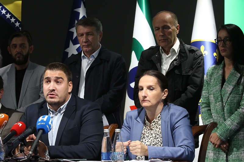 Haris Zahiragić i Jasmina Biščević Tokić (Foto: T. S./Klix.ba)