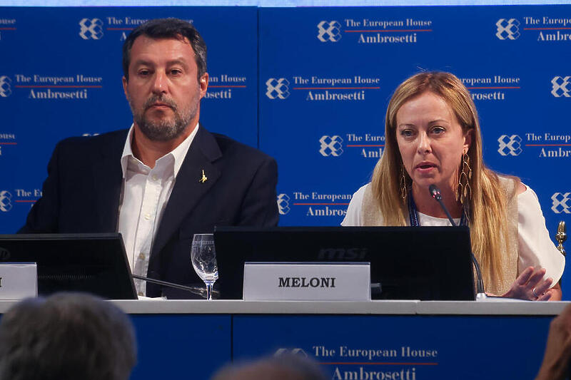 Matteo Salvini i Giorgia Meloni saveznici ali i rivali na desnoj strani političke Italije (Foto: EPA-EFE)