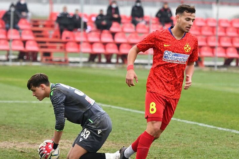 Golman Aleksander Mitrović na utakmici juniora Dinamo - FCSB (Foto: Sport Pictures)