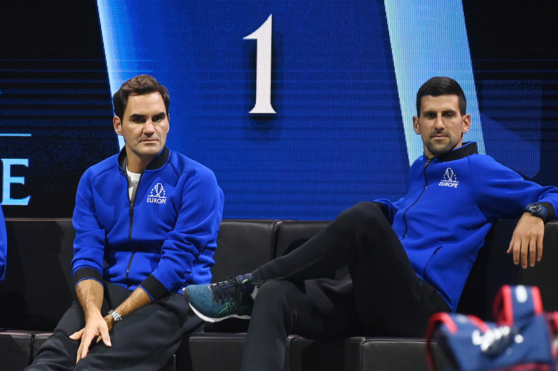 Roger Federer i Novak Đoković (Foto: EPA-EFE)