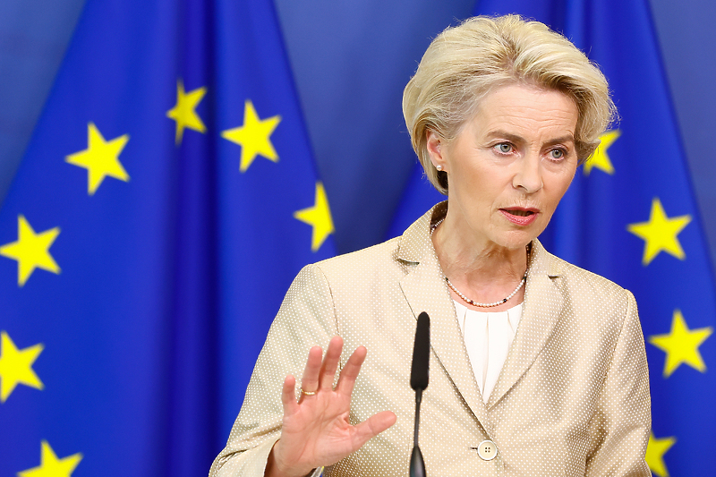 Predsjednica Evropske komisije Ursula von der Leyen (Foto: EPA-EFE)