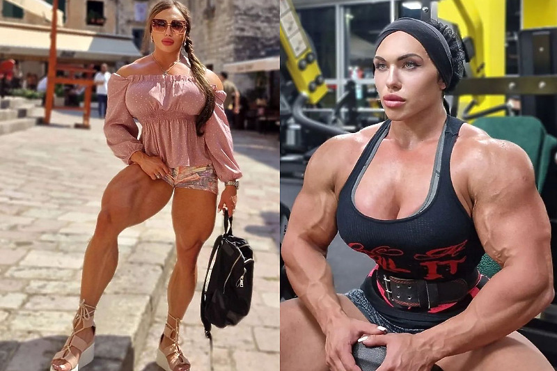Ruska bodybuilderka privukla pažnju na takmičenju u Crnoj Gori, ima veće bicepse od muža
