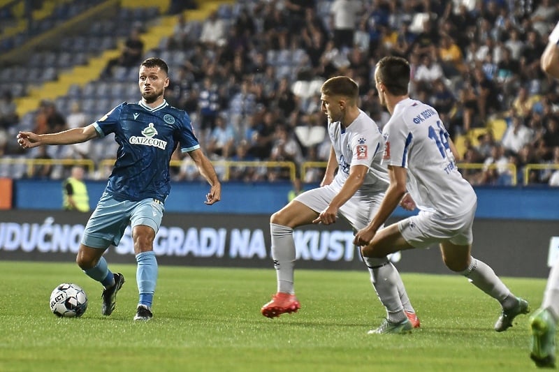 Željezničar i Leotar su remizirali (1:1) u prvoj utakmici na Grbavici (Foto: T. S./Klix.ba)