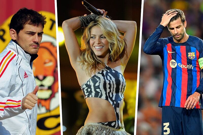 Casillas, Shakira i Pique (Foto: Montaža)