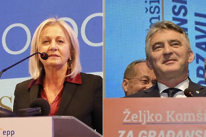 Borjana Krišto i Željko Komšić