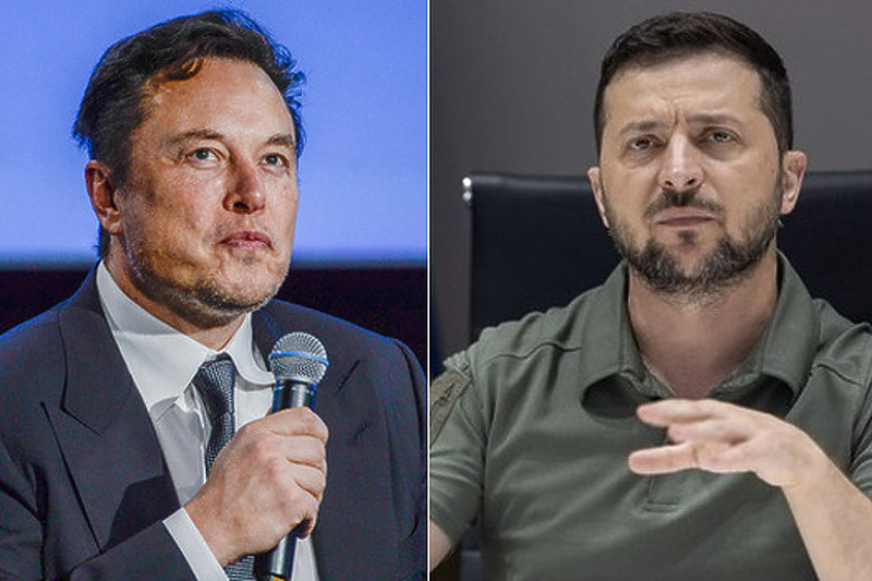 Elon Musk i Volodimir Zelenski