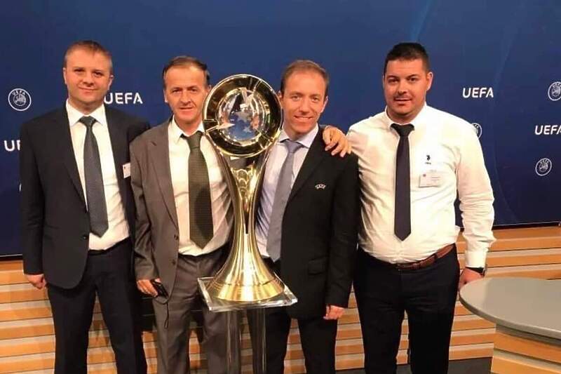 Delegacija FC Mostar na žrijebanju u Nionu