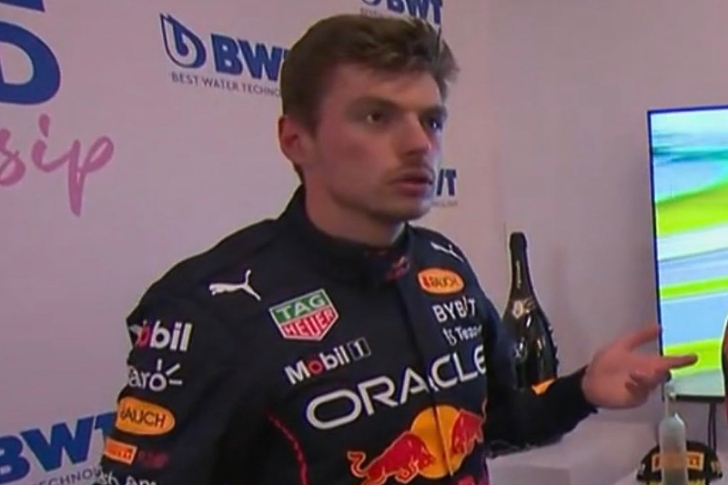 Niko nije znao da je Verstappen prvak, pa ni on sam (Foto: Screenshot)