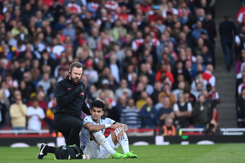 Diaz se povrijedio na utakmici protiv Arsenala (Foto: EPA-EFE)