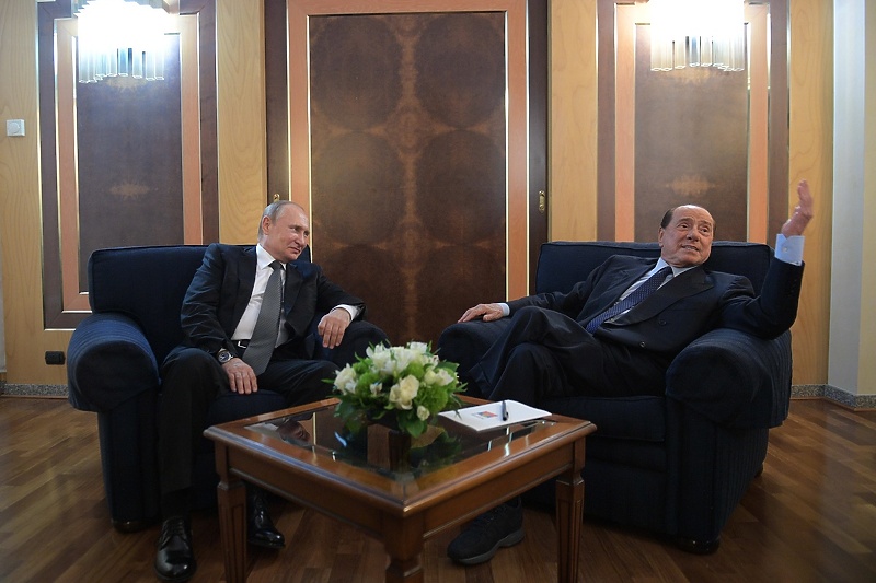 Vladimir Putin i Silvio Berlusconi (Foto: EPA-EFE)