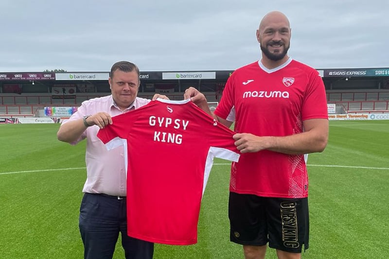 Fury je već sponzorisao Morecambe (Foto: FC Morecambe)