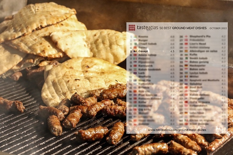 Ćevapi iz BiH osvojili su sjajno mjesto na popisu najboljih jela od mljevenog mesa (Foto: Klix.ba)