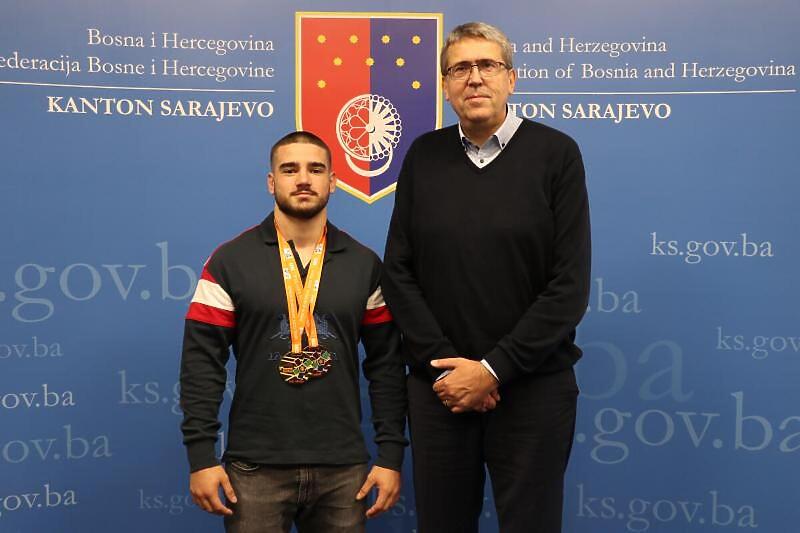 Hebib i Avdić (Foto: Ministarstvo kulture i sport KS)