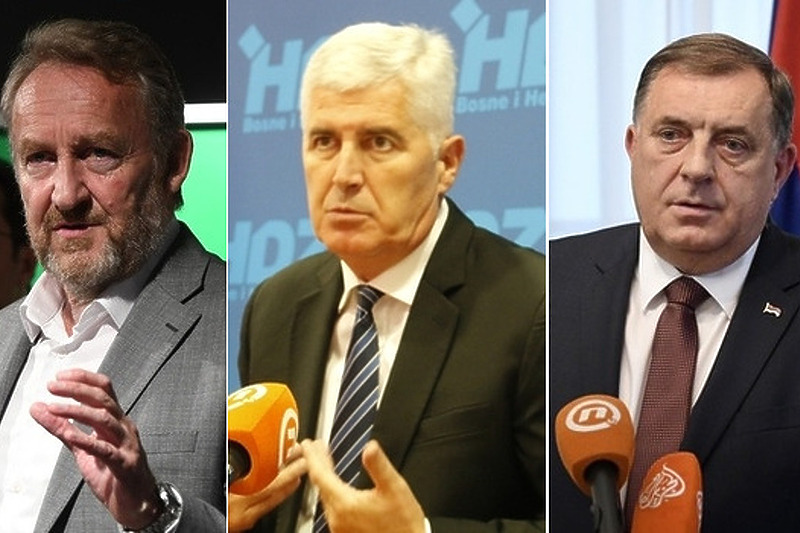 Bakir Izetbegovi, Dragan Čović i Milorad Dodik