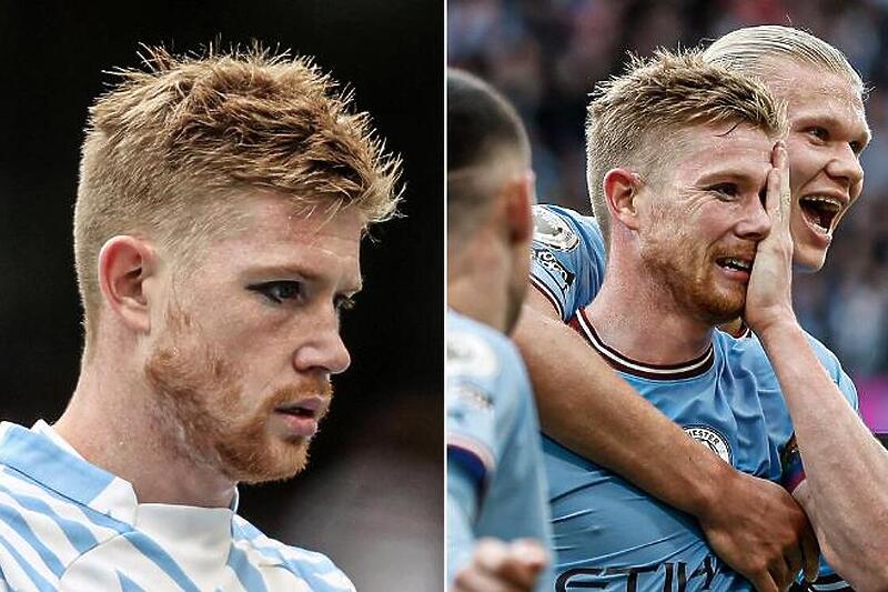 De Bruyne u meču protiv Brightona (Foto: Twitter)