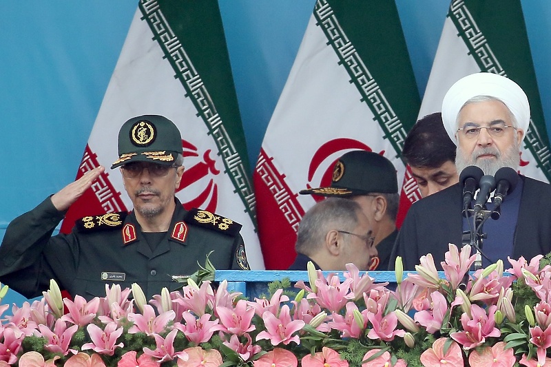 Mohammad Bagheri pored bivšeg predsjendika Rouhanija (Foto: EPA-EFE)