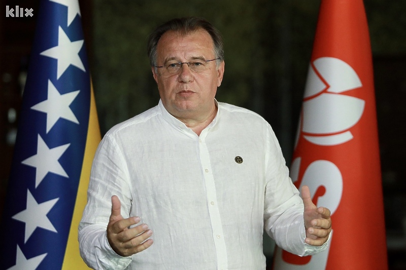 Nermin Nikšić, predsjednik SDP-a (Foto: I. L./Klix.ba)