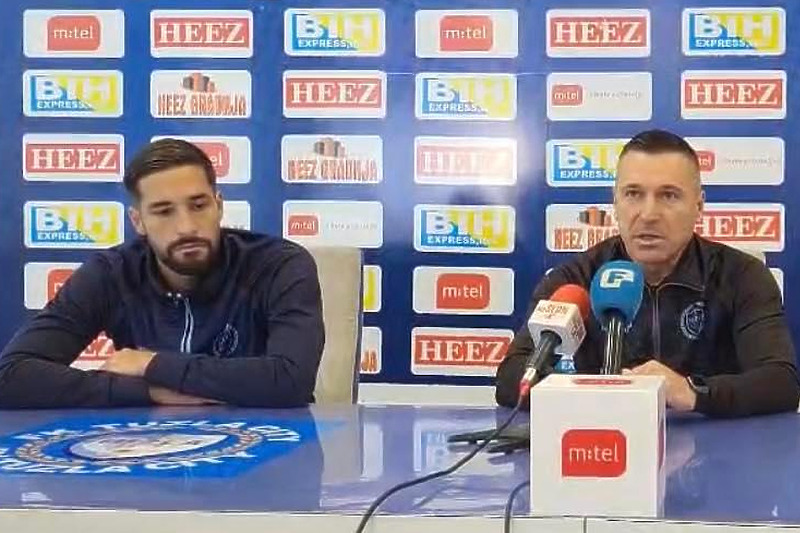 Čeliković i Ahmetović uoči derbija (Foto: FK Tuzla City)