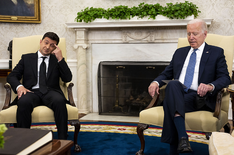 Volodimir Zelenski i Joe Biden (Foto: EPA-EFE)