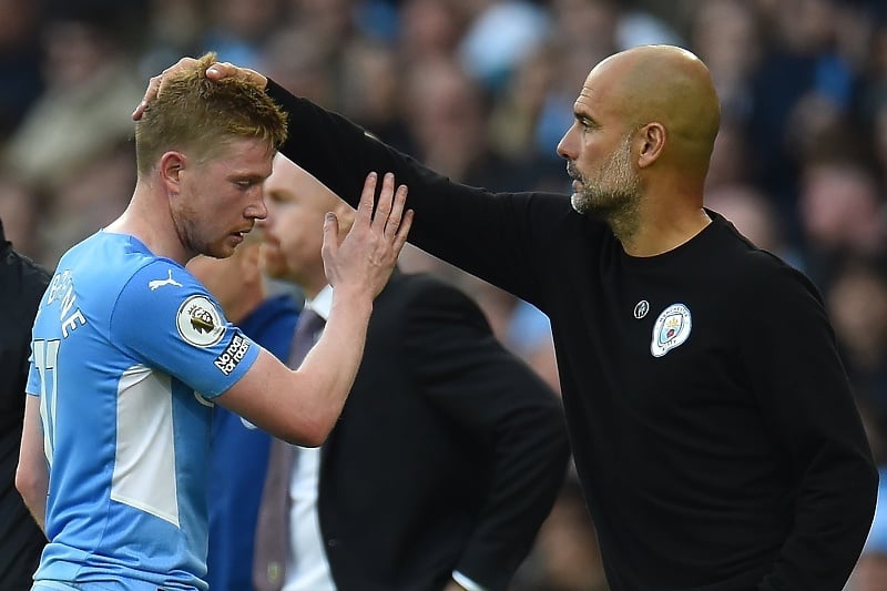 Kevin De Bruyne i Pep Guardiola (Foto: EPA-EFE)