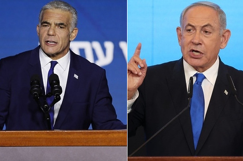 Yair Lapid i Benjamin Netanyahu (Foto: EPA-EFE)