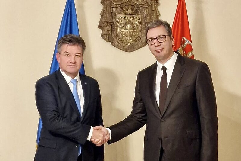 Miroslav Lajčak i Aleksandar Vučić