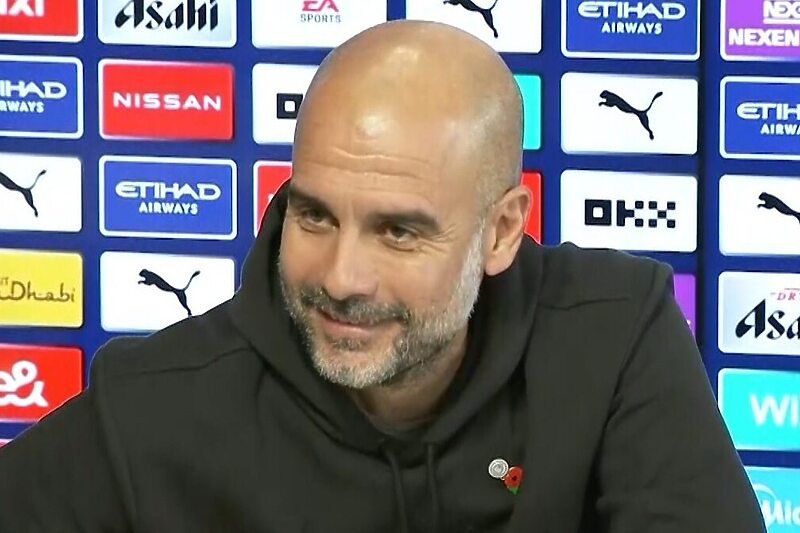 Pep Guardiola (Foto: Screenshot/Twitter)