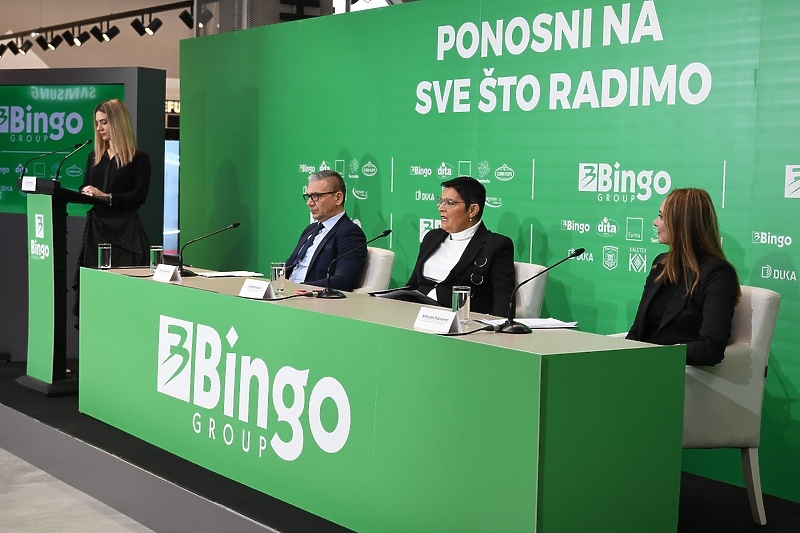 U prostorijama Bingo City Centra održana prva press konferencija Bingo Group (Foto: D. S./Klix.ba)