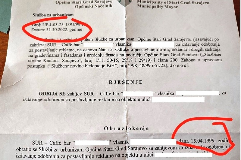Rješenje Općine Stari Grad
