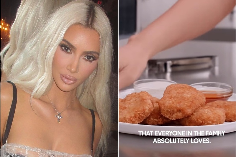 Kim Kardashian pretvarala se da kuha "brzinski ručak" (Foto: Instagram)