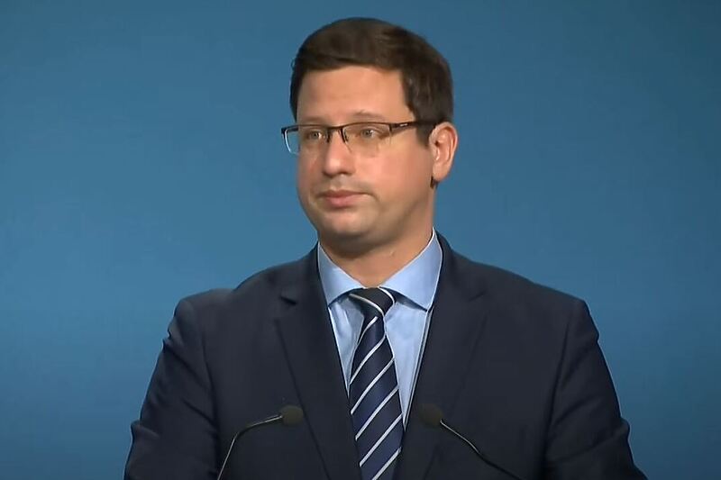 Gergely Gulyas (Screenshot: Daily News Hungary)