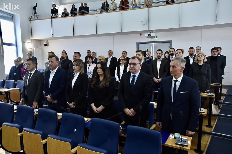 Konstituisan novi saziv Skupštine Kantona Sarajevo (Foto: T. S./Klix.ba)