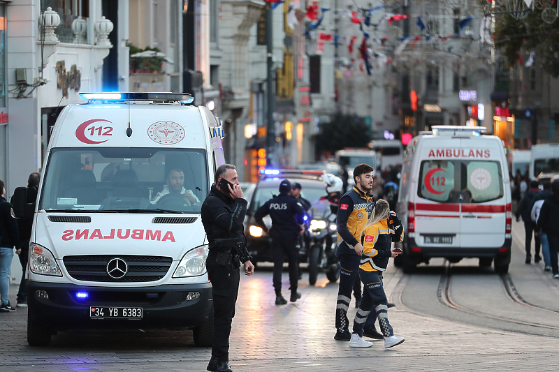 Napad se dogodio u ulici Istiklal, situacija se jutros normalizuje (Foto: EPA-EFE)