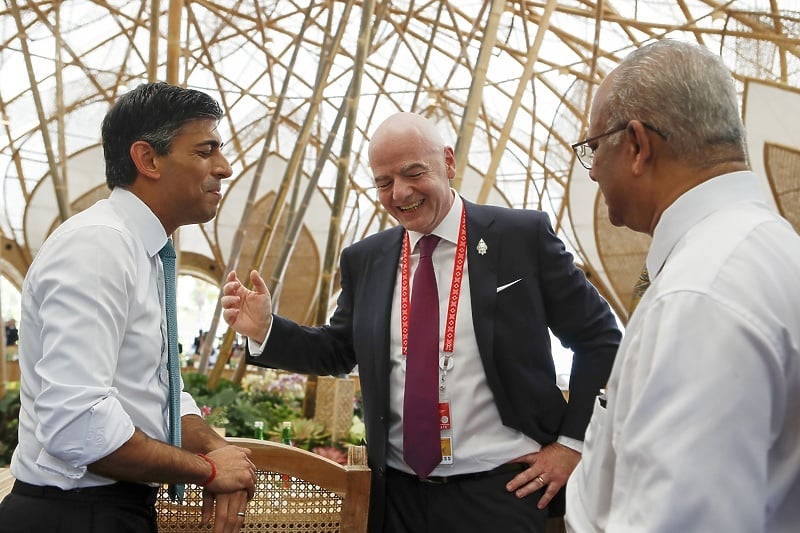 Gianni Infantino (u sredini) (Foto: EPA-EFE)