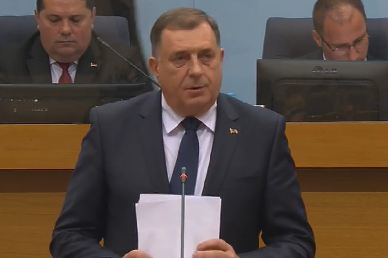 Milorad Dodik (Screenshot: RTRS)
