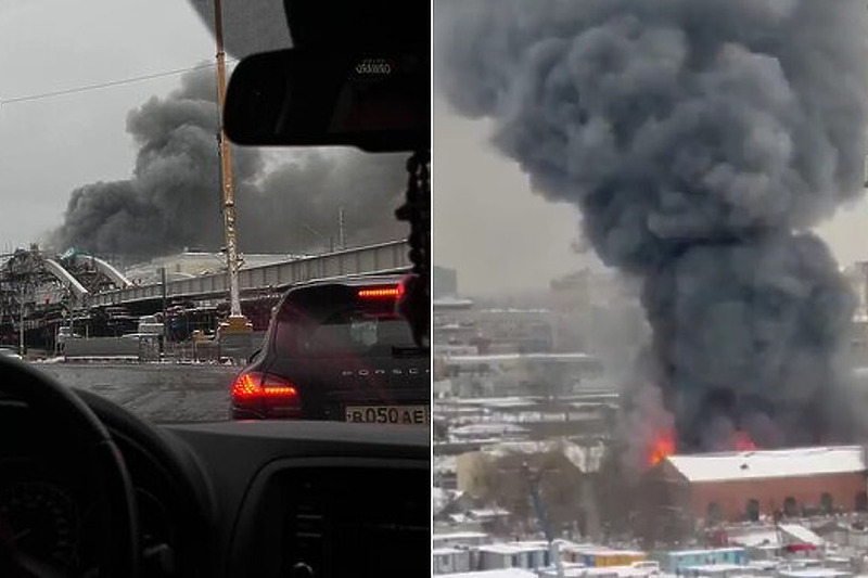 Ogromna eksplozija u centru Moskve u blizini Željezničke stanice (Foto: Twitter)