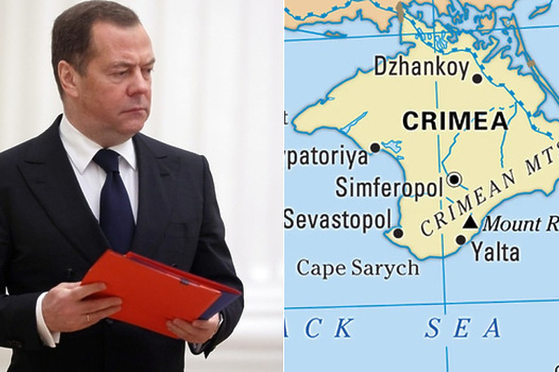 Dmitrij Medvedev govorio o namjerana ukrajinske vojske da vrati Krim (Foto: EPA-EFE)