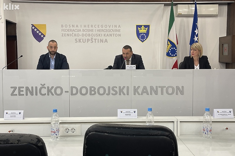 Rukovodstvo Skupštine ZDK (Foto: E. M./Klix.ba)