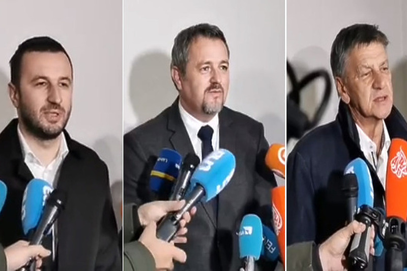 Semir Efendić, Nermin Ogrešević i Fuad Kasumović