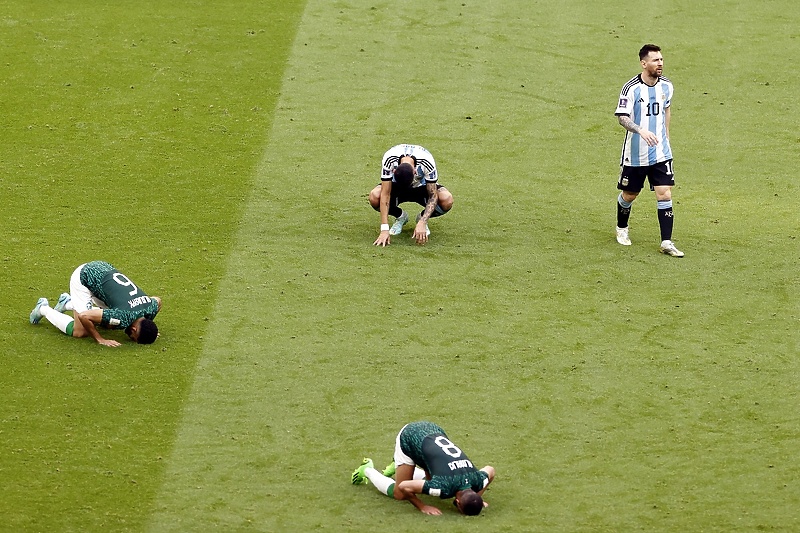 Kraj utakmice između Saudijske Arabije i Argentine (Foto: EPA-EFE)