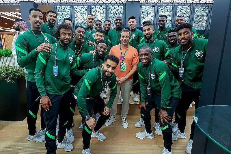 Del Piero i reprezentativci Saudijske Arabije (Foto: Instagram)