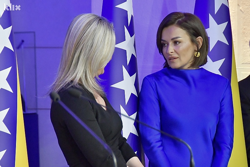 Sabina Komšić i Mirela Bećirović (Foto: I. Š./Klix.ba)