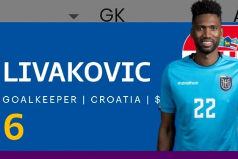 Livaković je zamijenjen golmanom Ekvadora (Foto: FIFA/Screenshot)