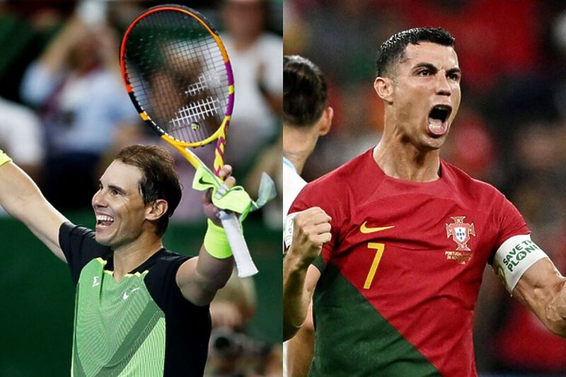 Rafael Nadal i Cristiano Ronaldo (Foto: Twitter)